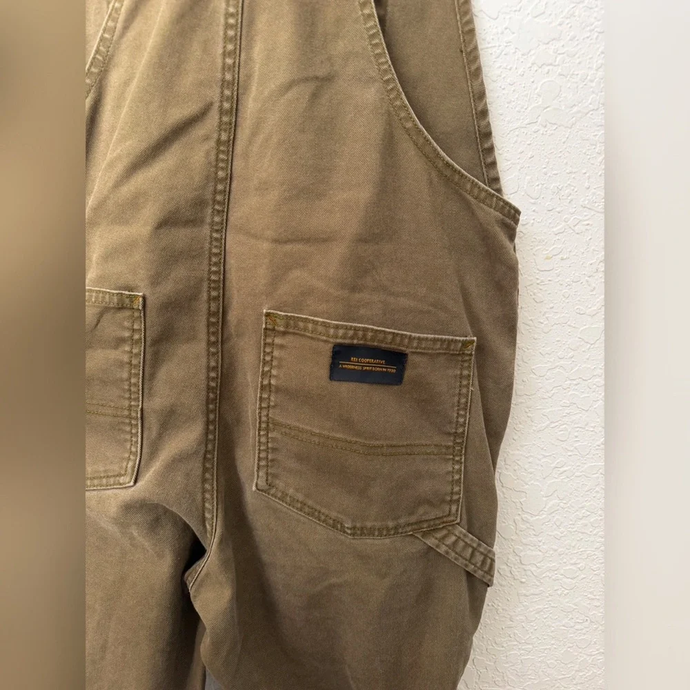 REI Co-op Trailsmith Olive Green Overalls - Women's Size 0 - Picture 6 of 12